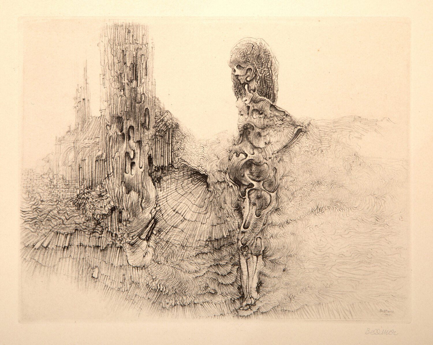 Le Vermoulu et le Plisse Hans Bellmer