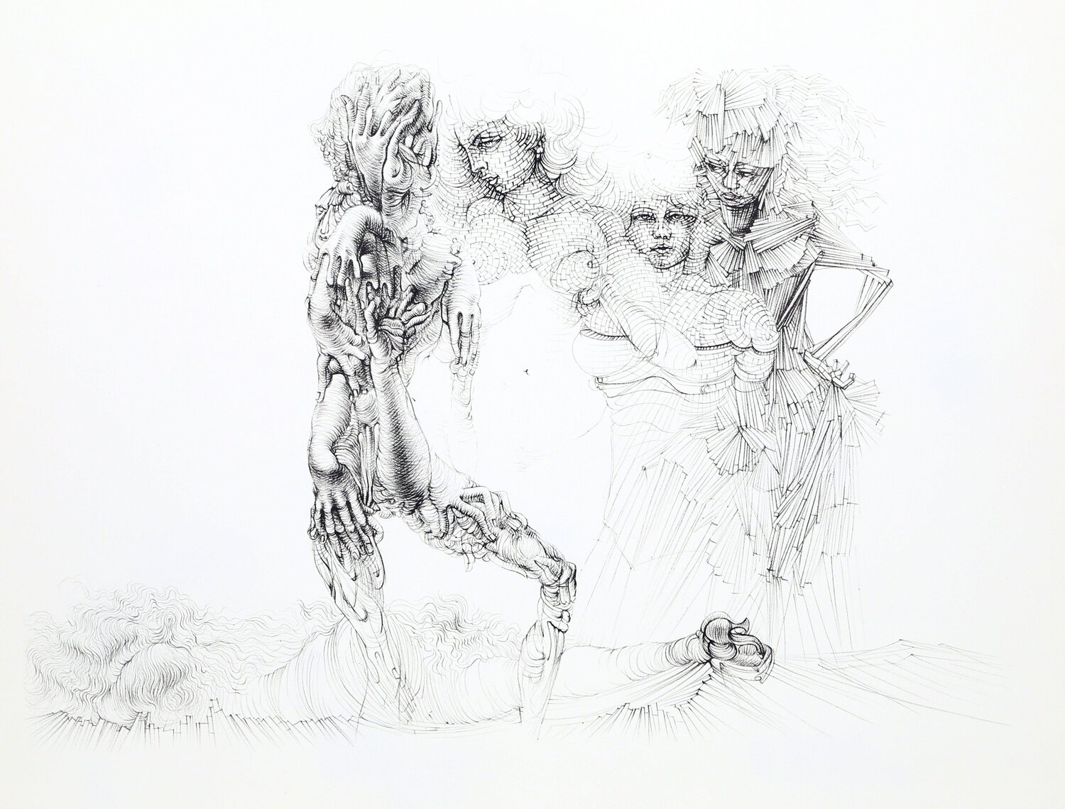 Untitled - Four Women Hans Bellmer