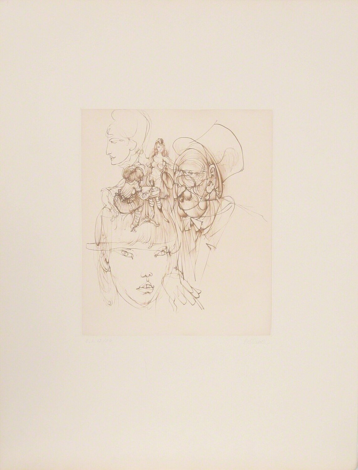 Alice and the Mad Hatter Hans Bellmer