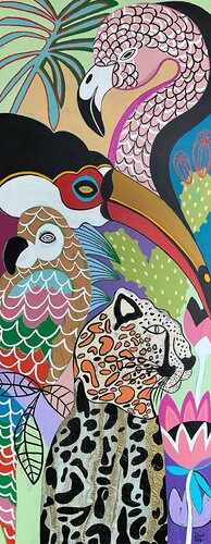 Into the wild #3 di Diana Rosa, Pittura in vendita su Singulart