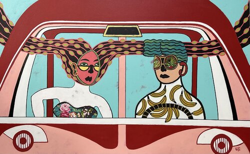 You drive me crazy van Diana Rosa, Schilderij te koop op Singulart
