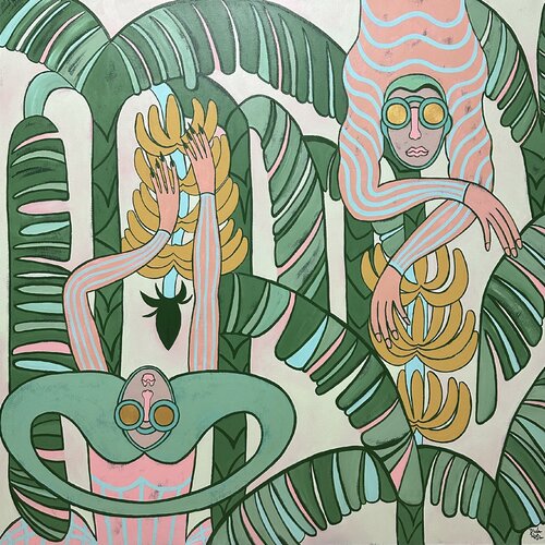 Banana garden van Diana Rosa, Schilderij te koop op Singulart