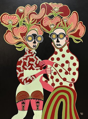 Blooming dance van Diana Rosa, Schilderij te koop op Singulart