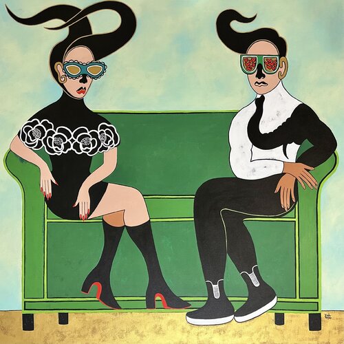 Green living van Diana Rosa, Schilderij te koop op Singulart