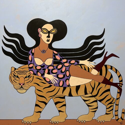 Wild ride van Diana Rosa, Schilderij te koop op Singulart
