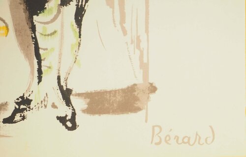 Théâtre : les comédiens van Christian Berard, Afdruk te koop op Singulart