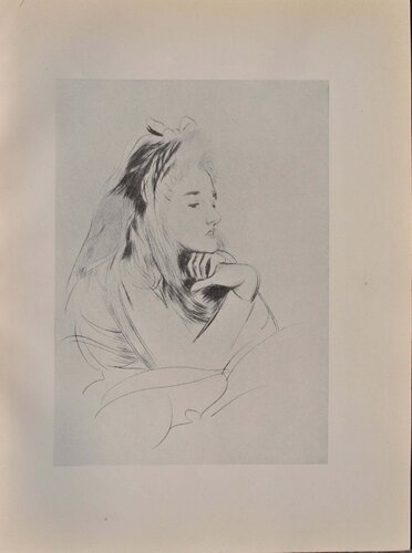 Jeune fille pensive by Christian Berard, Print for Sale on Singulart