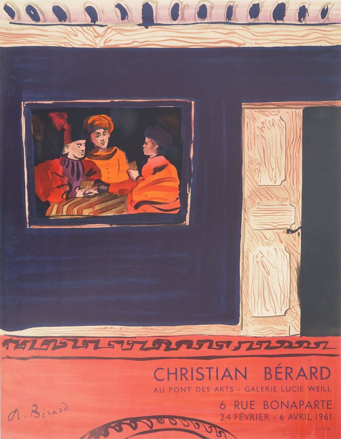 Jeu de cartes Christian Berard Impresión en venta