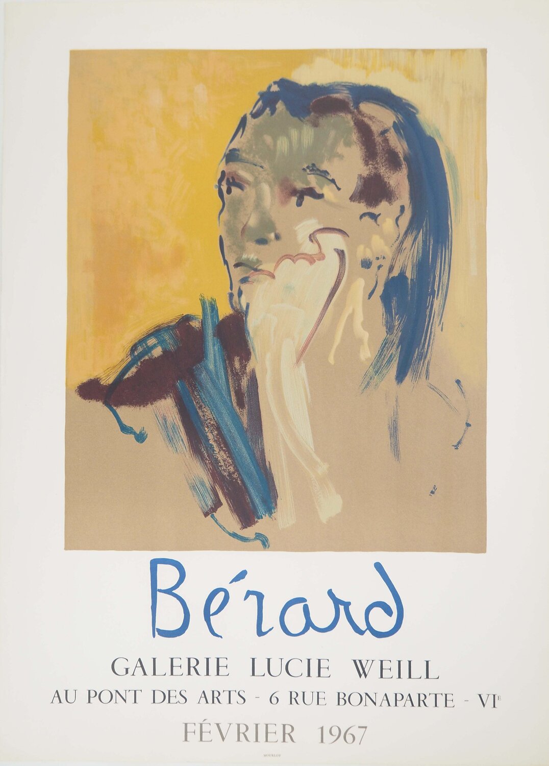 Jeune fille pensive Christian Berard Afdruk te koop