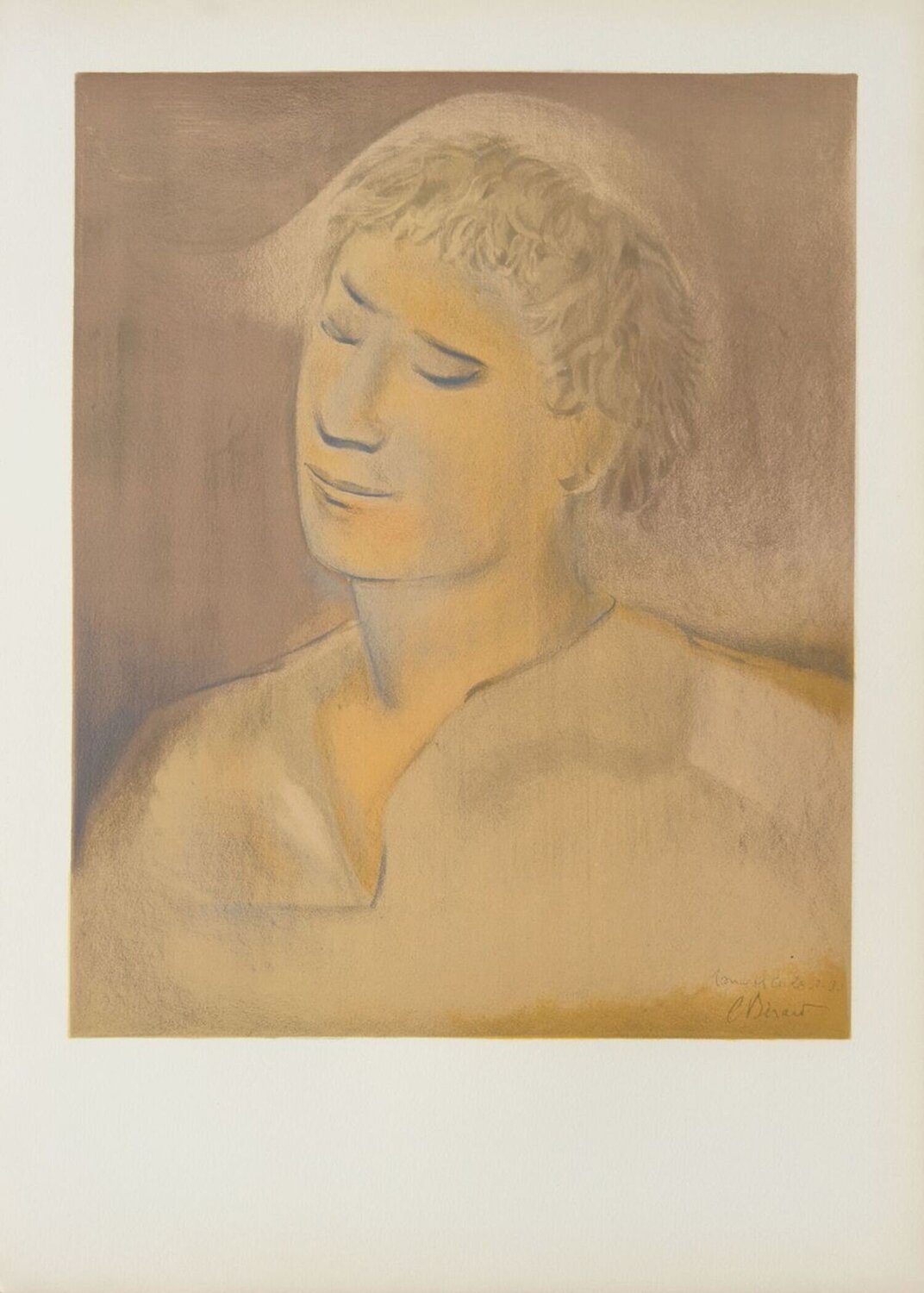 Portrait Christian Berard Stampa in vendita