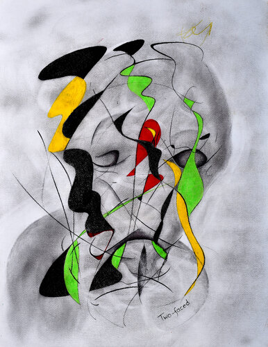 Two-faced di Louis Atelouis, Disegno in vendita su Singulart