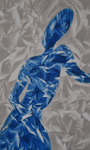 Blue Thing di Louis Atelouis, Pittura in vendita su Singulart