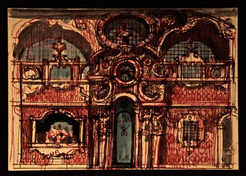 Theatrical Scenography by Eugene Berman, Work on Paper for Sale on Singulart