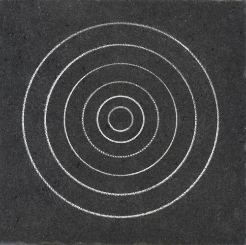 TRACES CIRCULAIRES ARGENTÉES by Marc Mugnier, Painting for Sale on Singulart