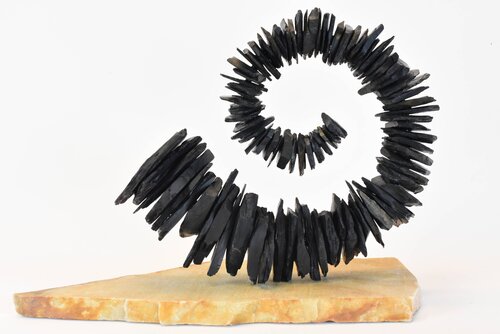 SPIRALE ARDOISÉE van Marc Mugnier, Beeldhouwwerk te koop op Singulart