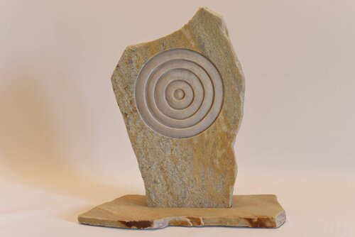 PAYSAGE CIRCULAIRE BEIGE de Marc Mugnier, Escultura a la venta en Singulart