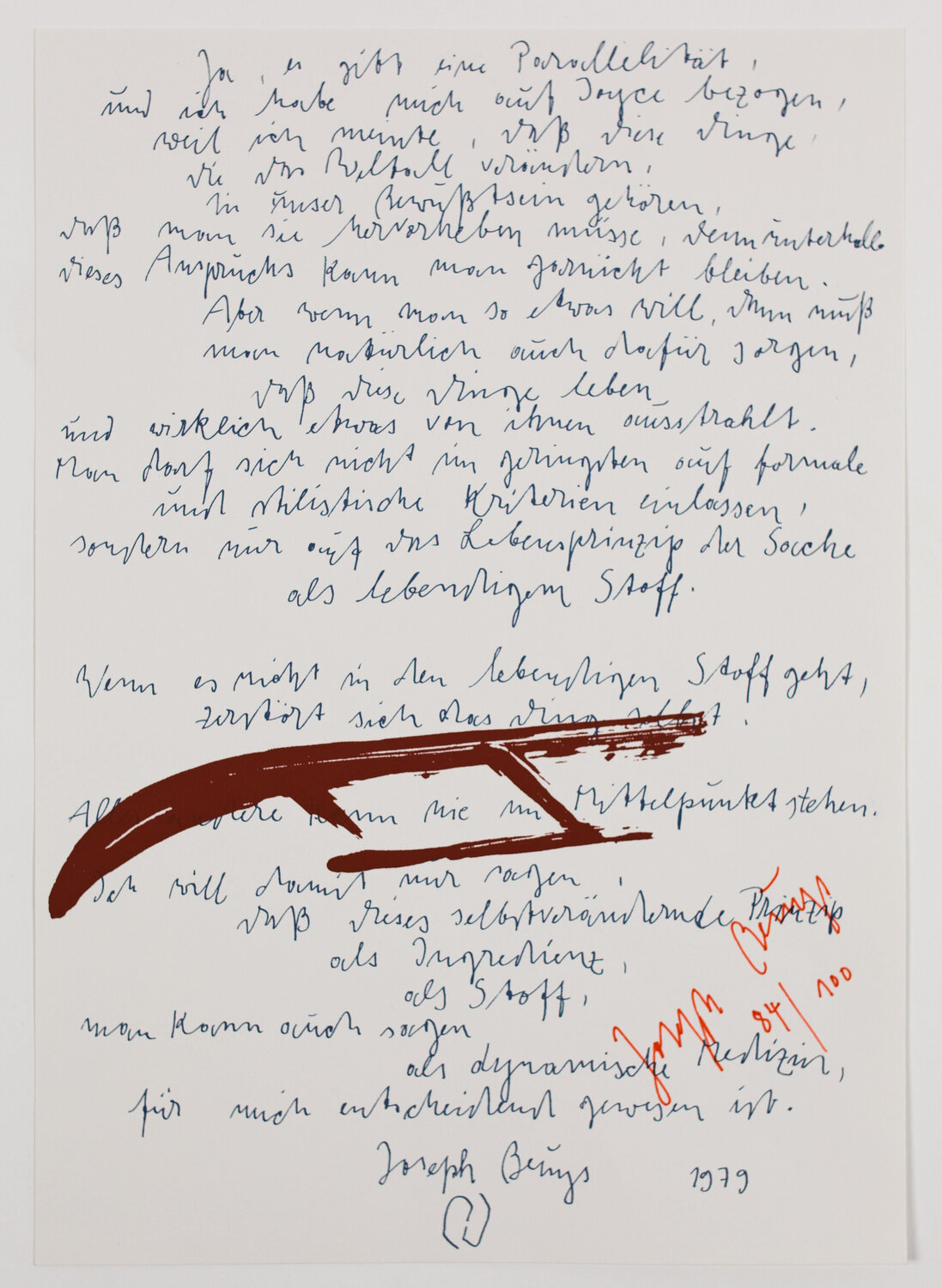 Joyce with Sled (Joyce mit Schlitten) Joseph Beuys Afdruk te koop