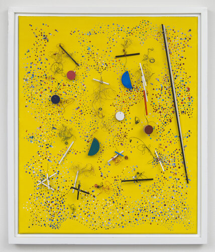 Interpolation on Yellow by Cecilia Biagini, 회화 for Sale on Singulart
