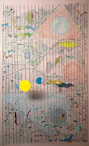 Carta Astral van Cecilia Biagini, Schilderij te koop op Singulart