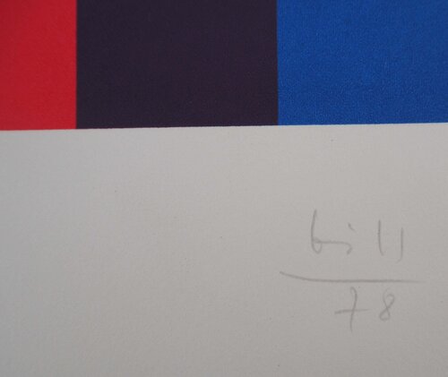 Motif en Trois couleurs, by Max Bill, Print for Sale on Singulart