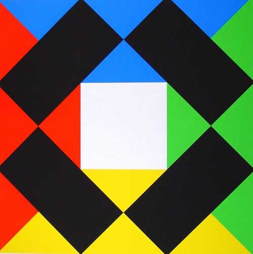 Composition with white center by Max Bill, Print for Sale on Singulart