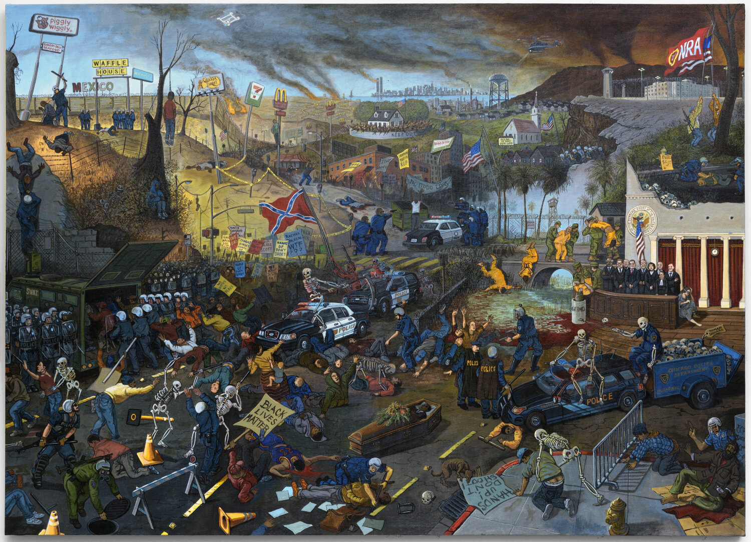 The Triumph of Fear Sandow Birk Dipinto originale in vendita