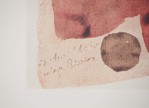 Nature morte aux fleurs et aux bouteilles by Julius Bissier, Print for Sale on Singulart