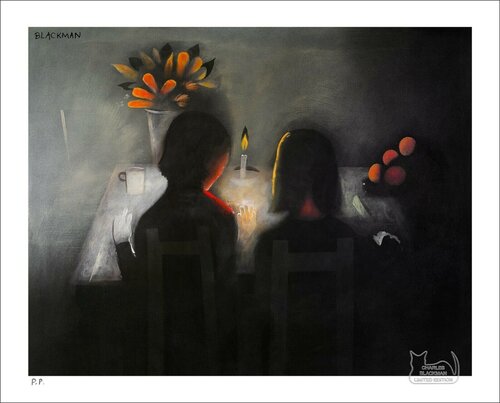 The Angelus van Charles Blackman, Afdruk te koop op Singulart