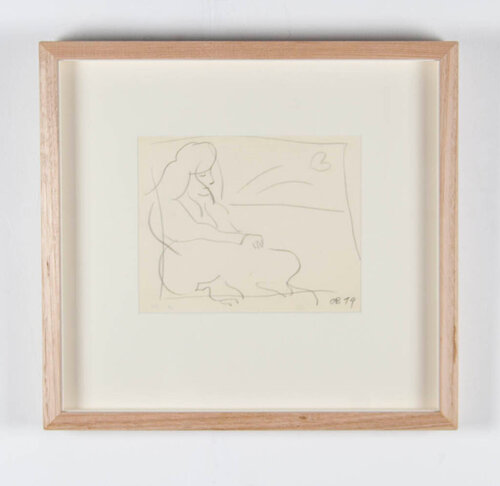 Reclining on a Spring Day van Charles Blackman, Werk op papier te koop op Singulart