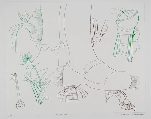 Alice's Foot van Charles Blackman, Afdruk te koop op Singulart