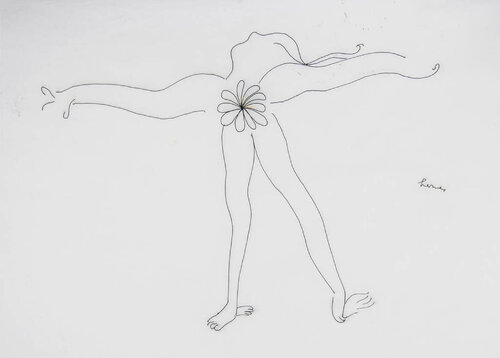 Hermes van Charles Blackman, Werk op papier te koop op Singulart