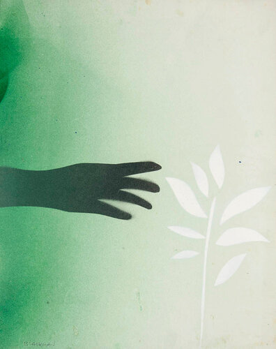 Hand and leaf by Charles Blackman, Work on Paper for Sale on Singulart