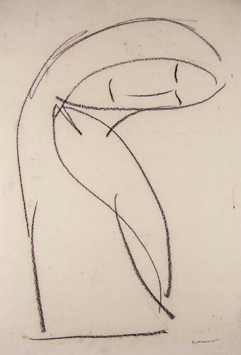 Sculptural figure di Charles Blackman, Opera su carta in vendita su Singulart