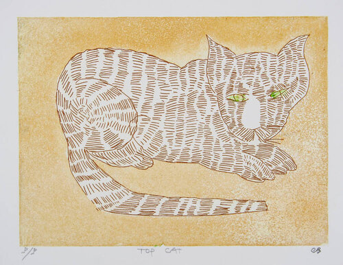 Top Cat by Charles Blackman, Print for Sale on Singulart