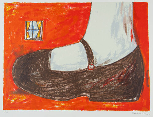 Alice's Shoe von Charles Blackman, Druck kaufen auf Singulart