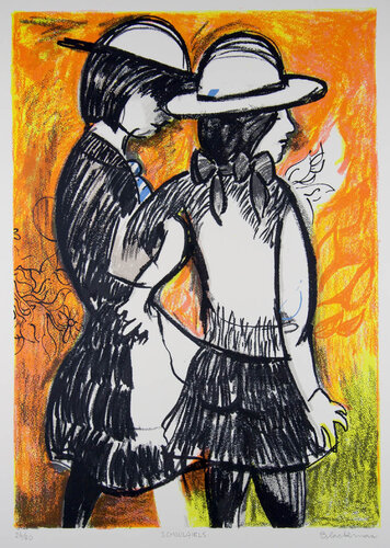Schoolgirls von Charles Blackman, Druck kaufen auf Singulart