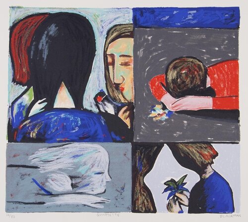 Quartette van Charles Blackman, Afdruk te koop op Singulart