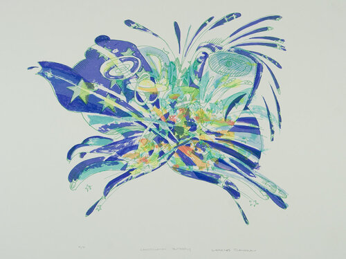 Constellation Butterfly by Charles Blackman, Print for Sale on Singulart