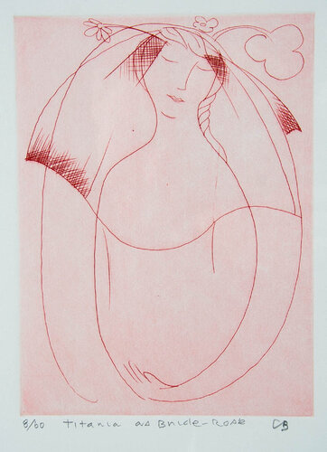 Titania as Bride Rose van Charles Blackman, Afdruk te koop op Singulart