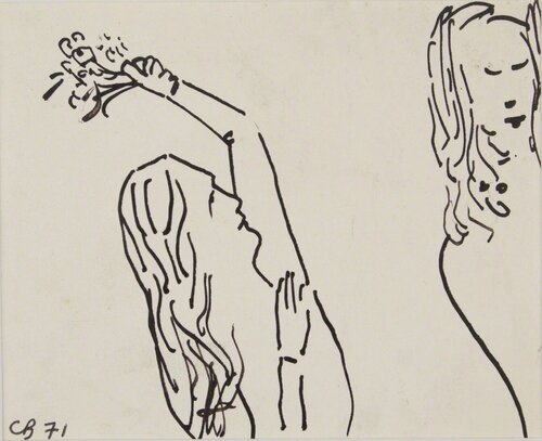 Sirens di Charles Blackman, Opera su carta in vendita su Singulart