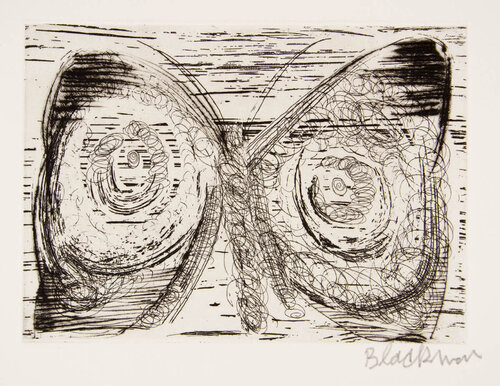 Butterfly Ribbon von Charles Blackman, Druck kaufen auf Singulart