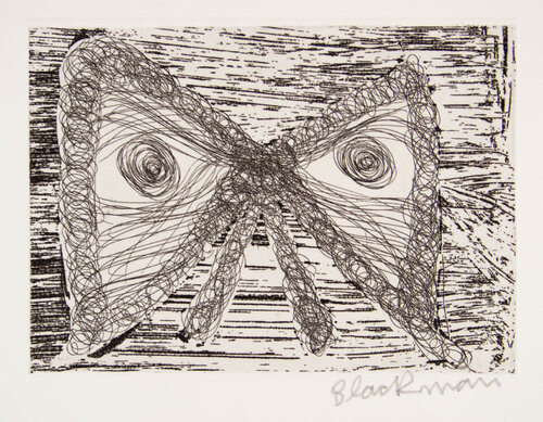 Butterfly Eyes von Charles Blackman, Druck kaufen auf Singulart