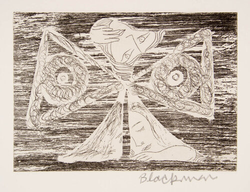 Butterfly Caterpillar von Charles Blackman, Druck kaufen auf Singulart