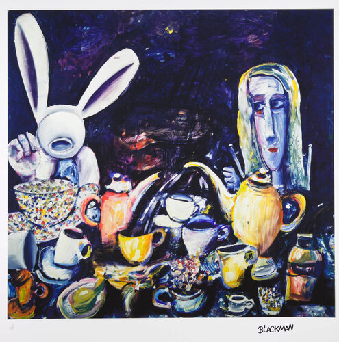 Untitled [The Mad Tea Party] de Charles Blackman, Impresión a la venta en Singulart