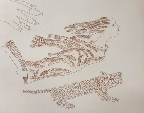 The Journey by Charles Blackman, Print for Sale on Singulart