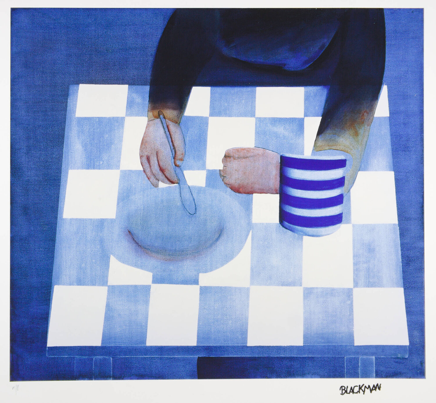 Repast Charles Blackman Afdruk te koop