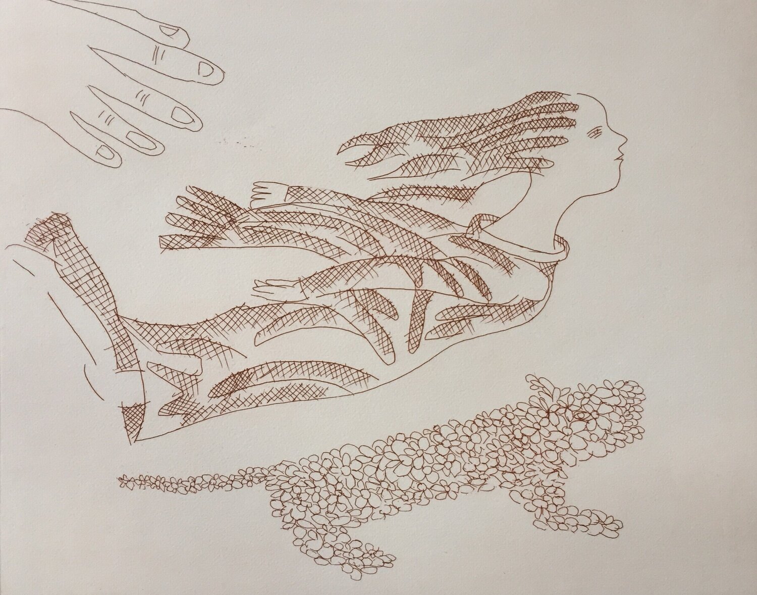 The Journey Charles Blackman Druck zu verkaufen