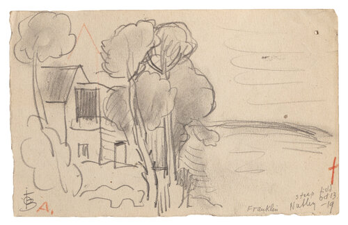 Nutley, New Jersey by Oscar Bluemner, 종이 for Sale on Singulart