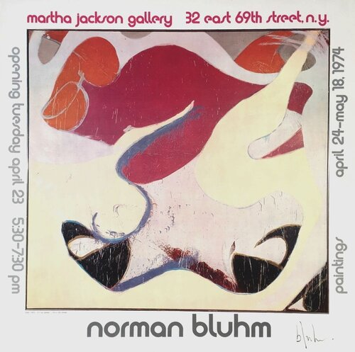 Expo 74 - Martha Jackson Gallery (signed) von Norman Bluhm, Druck kaufen auf Singulart