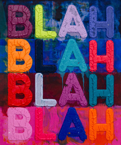 Blah, Blah, Blah van Mel Bochner, Afdruk te koop op Singulart